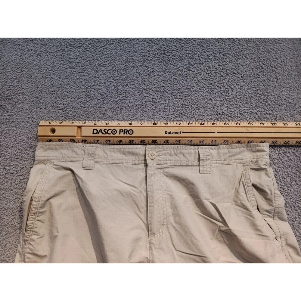 Columbia Sportswear Men's Pants‎ 38x30 Beige Ripstop Outdoor Hiking Casual